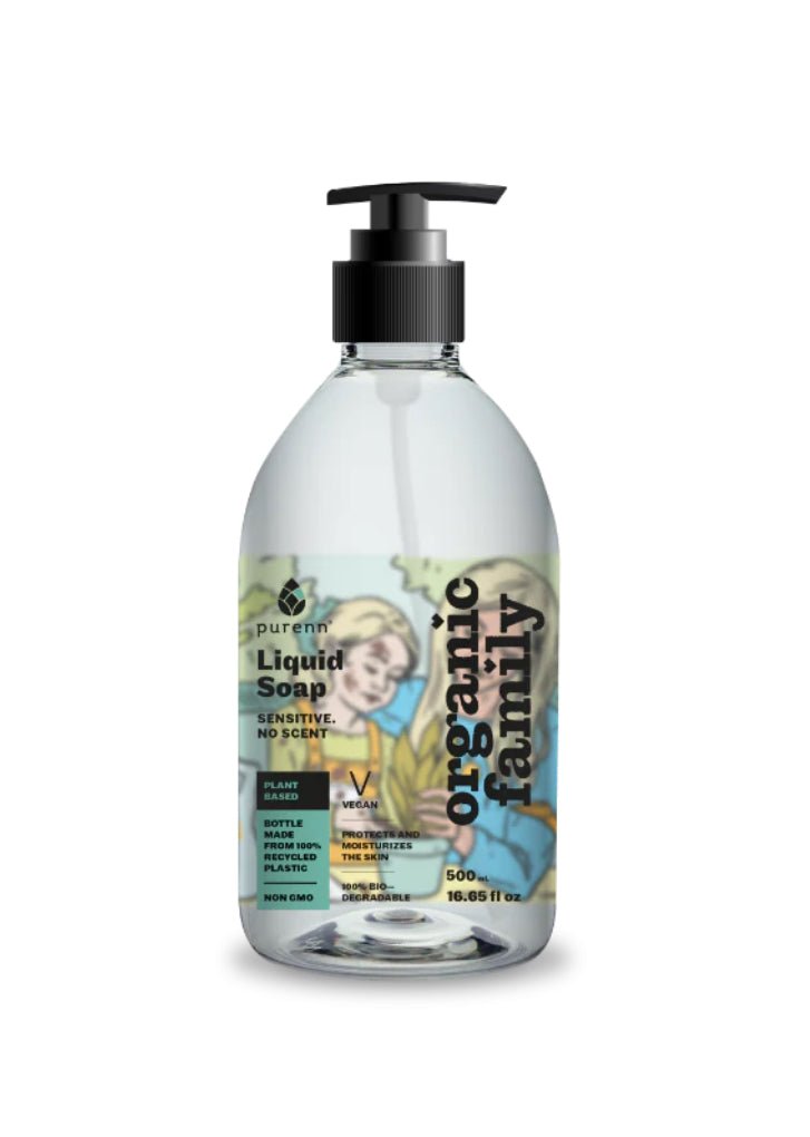 Purenn Šķidrās Ziepes Sensitive Bez Smaržas 500ml | Eko - ilnail.com