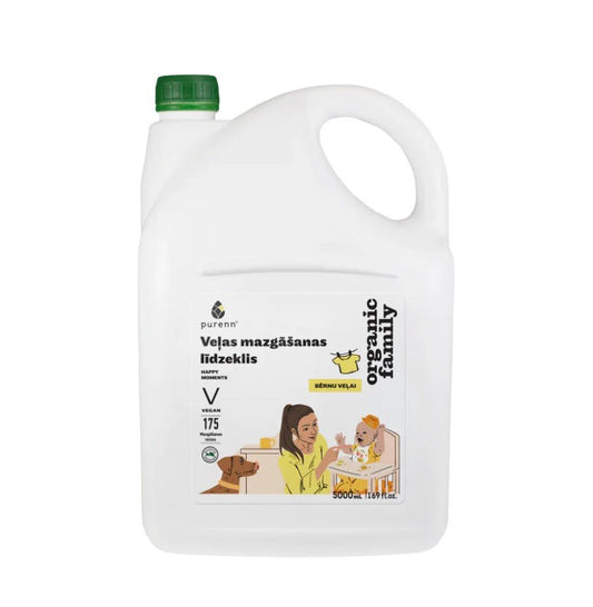 Purenn Veļas mazgājamais līdzeklis Bērnu drēbēm 5L - ilnail.com