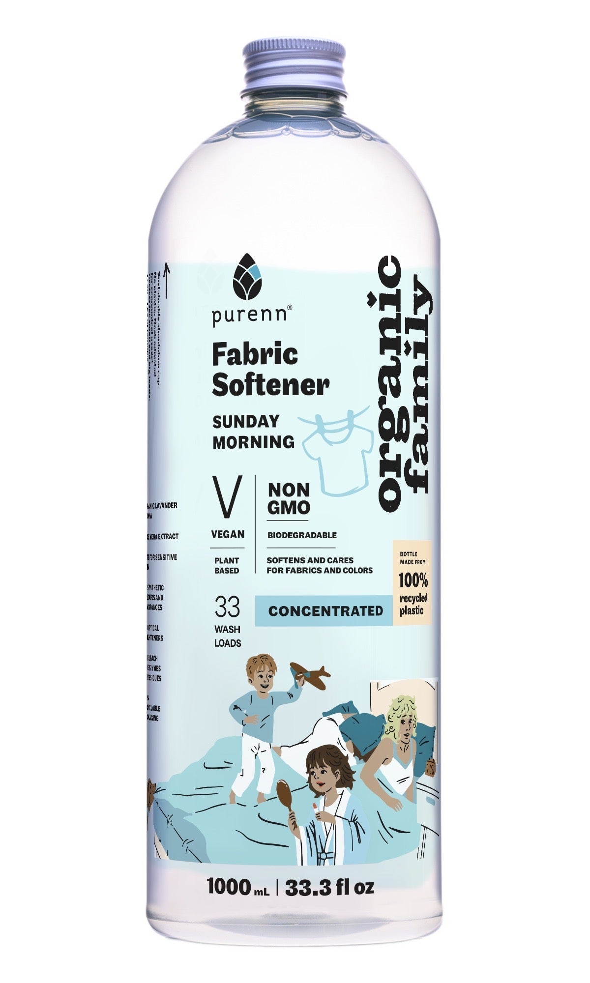Purenn Veļas Mīkstinātājs Sunday Morning Lavanda 1L | Eko - ilnail.com