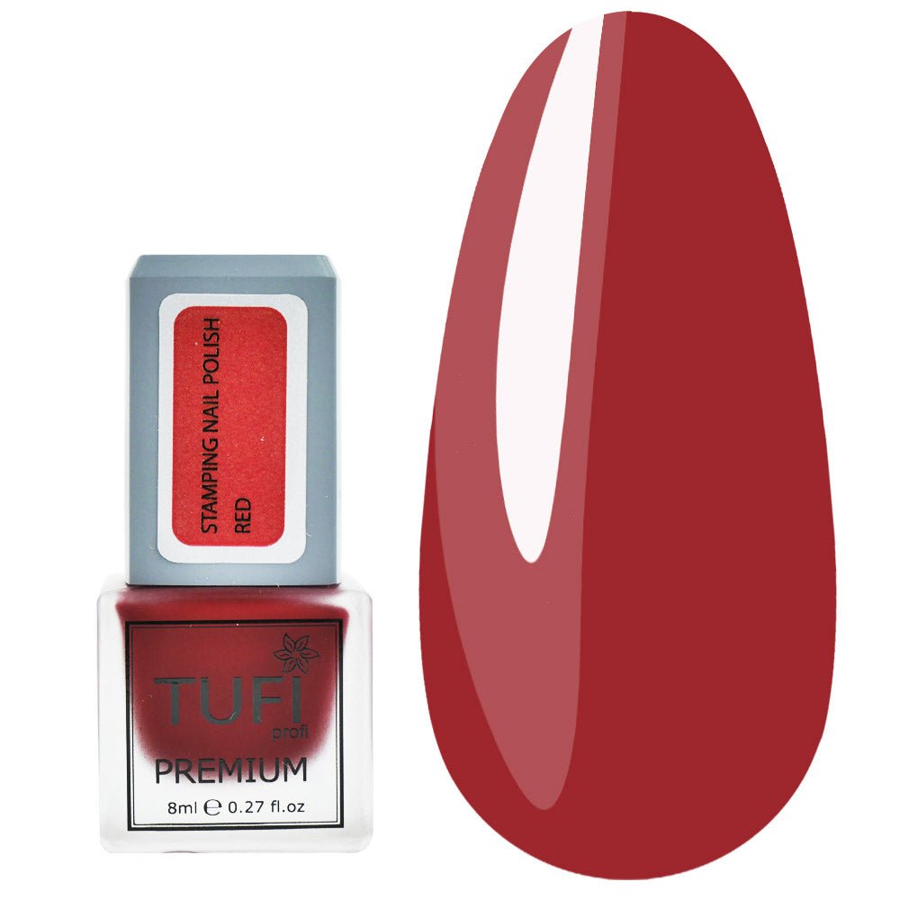 Stempinga krāsa Sarkana 8ml - ilnail.com