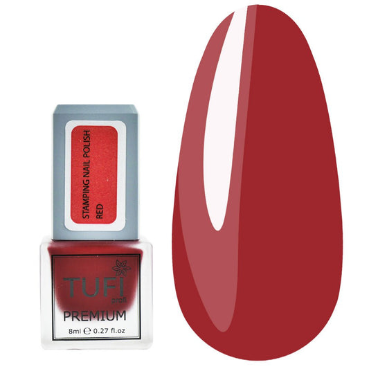 Stempinga krāsa Sarkana 8ml - ilnail.com