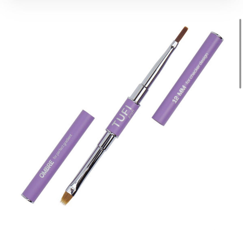 TUFI profi Double-ended manicure brush ombre/wide lines - ilnail.com