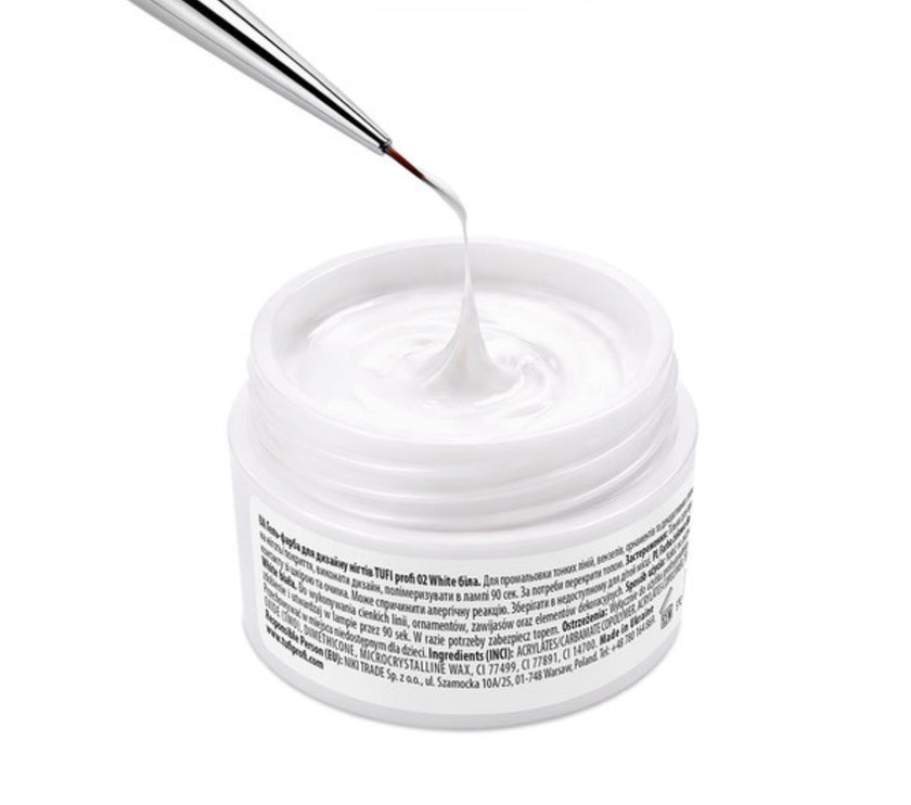 TUFI profi gel paint White 5g - ilnail.com