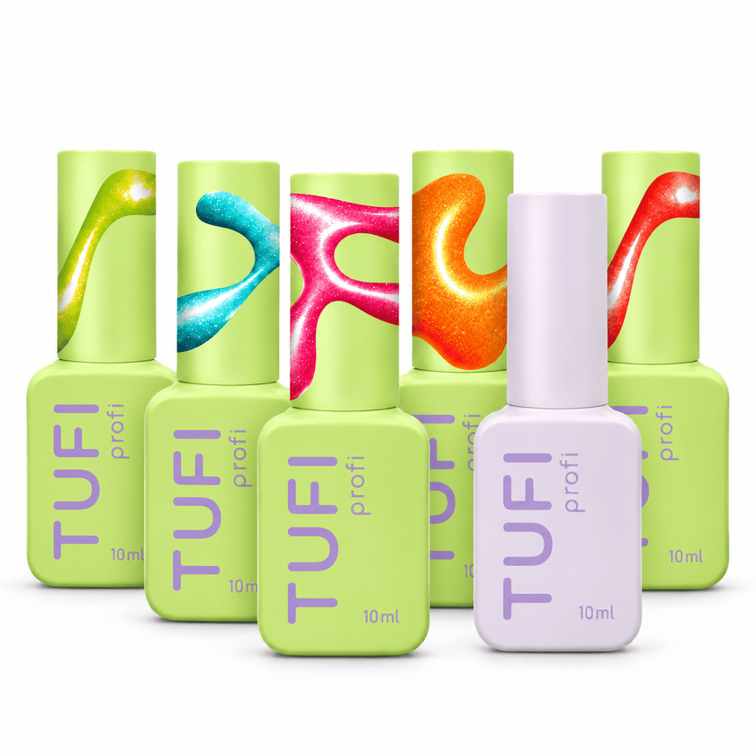 TUFI profi NEON cateye + TOP - ilnail.com