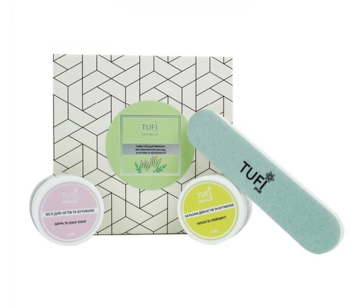 Tufi profi Premium nagu kopšanas komplekts 5ml+5ml - ilnail.com